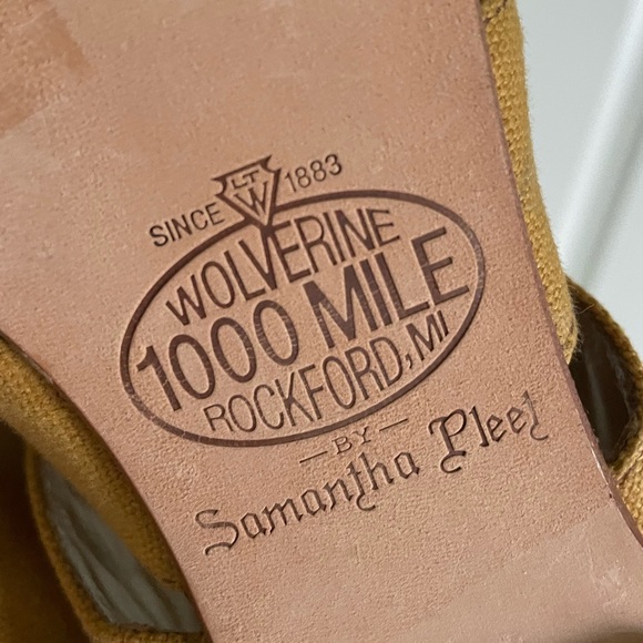 NWOT Samantha Pleet Leather Sandals - Picture 2 of 5